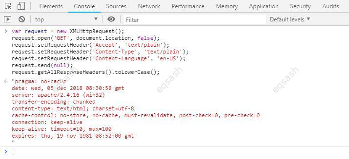 javascript http request set origin header